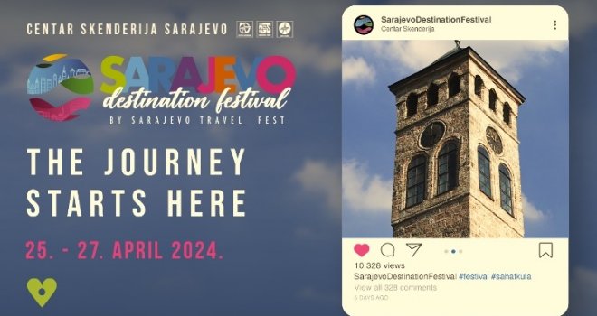 Sarajevo Destination Festival - glavni grad BiH u centru svjetske turističke industrije od 25. do 27. aprila