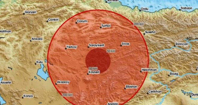Snažan zemljotres pogodio Tursku, još bez izvješataja o žrtvama i materijalnoj šteti