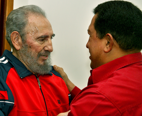 Fidel Castro i Hugo Chavez