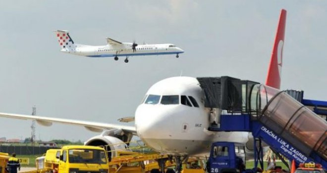Zbog nevremena prekinut avio saobraćaj nad Hrvatskom