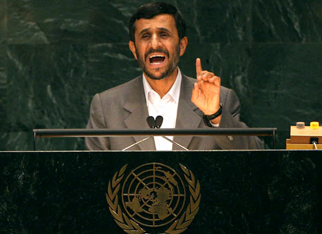Mahmoud Ahmadinejad na sjednici Generalne skupštine UN-a