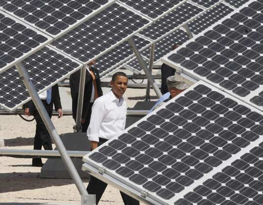 Obama i solarni paneli