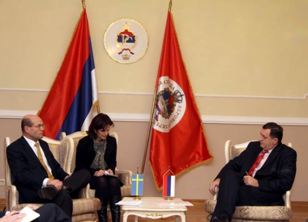 Milorad Dodik i švedski ambasador Bose Hedberg