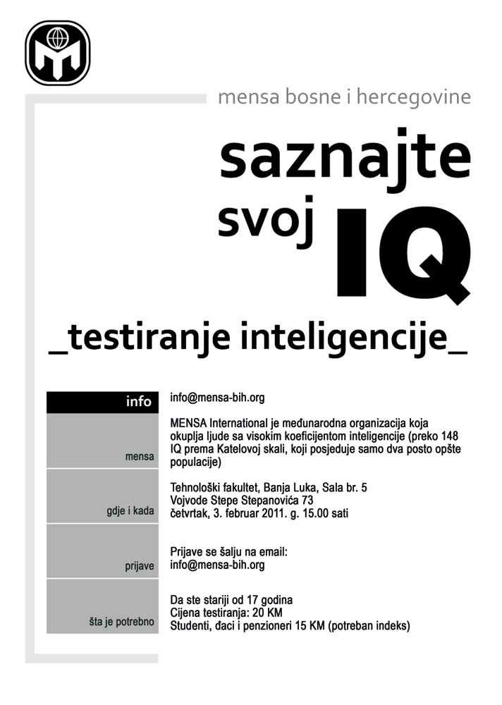 Plakat - testiranje