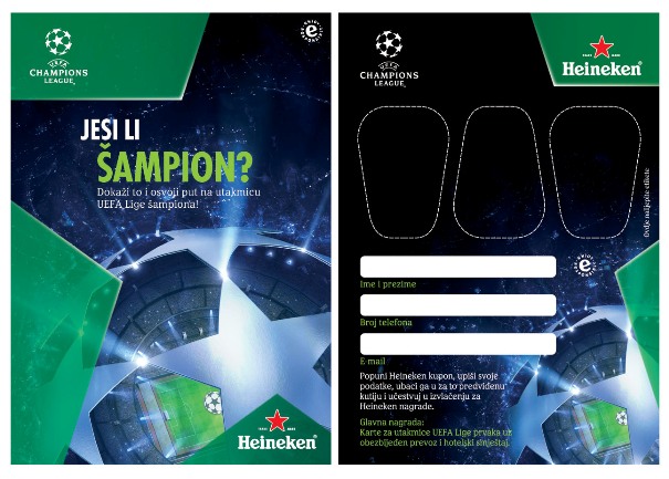 Sa Heinekenom na Ligu šampiona