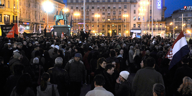 protesti u Zagrebu