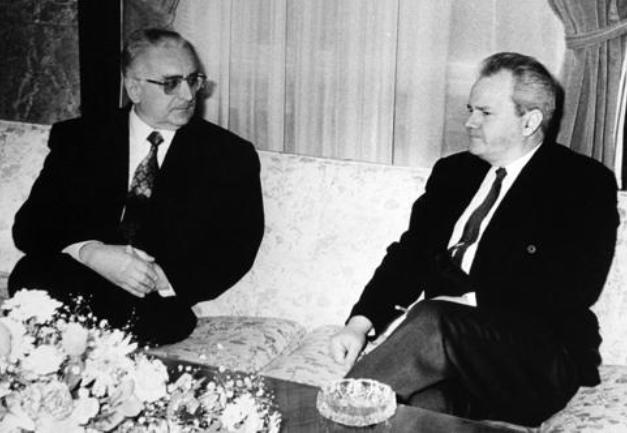 Franjo Tuđman i Slobodan Milošević