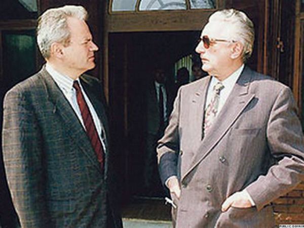 Milošević i Tuđman u Karađorđevu 