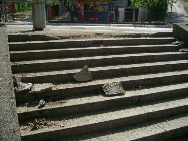 oštećene ulice u Banjaluci