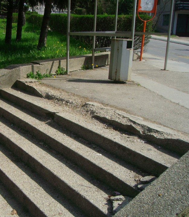 oštećene ulice u Banjaluci