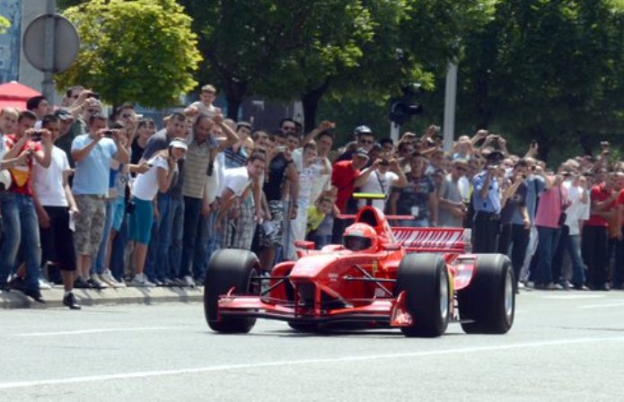 bolid F300 u Banjaluci/FOTO: FOKUS