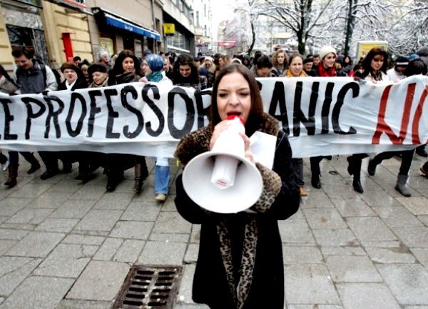 Protesti za ganića u Sarajevu; Foto: Arhiva
