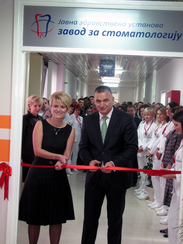 Škrbić otvorio Stomatologiju; FOTO: SRNA