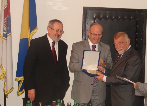 Stjepan Mesić, Fikret Musić i Ivica Šarić