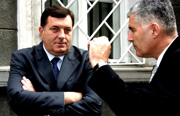 Milorad Dodik i Dragan Čović; foto: Oslobođenje