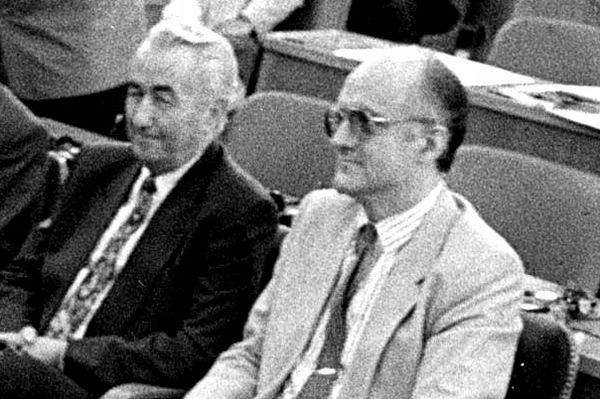 Ante Marković i Živko Pregl; foto: Delo.si