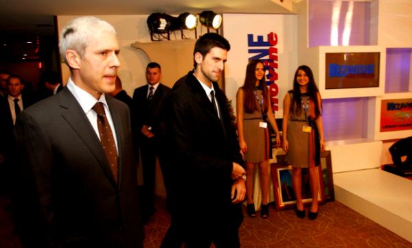 Novak Đoković i predsjednik Srbije Boris Tadić; foto: Nezavisne.com