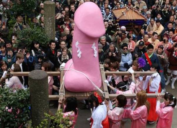 penis festival fles
