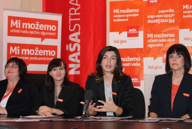 Kandidatkinje za načelnice iz reda Naše stranke