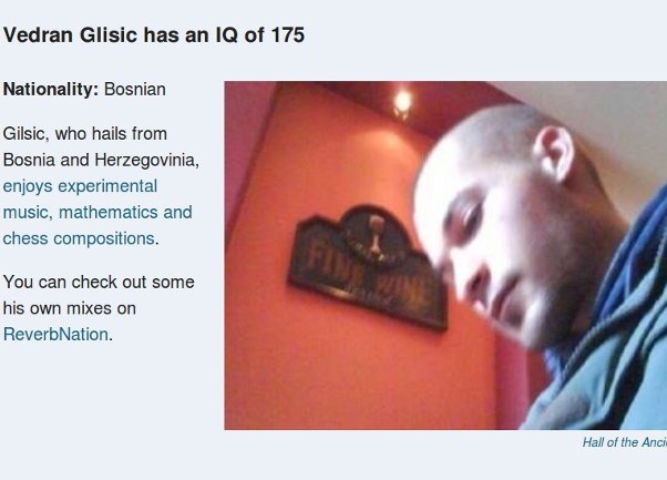 Vedran Glišić, genijalac iz BiH