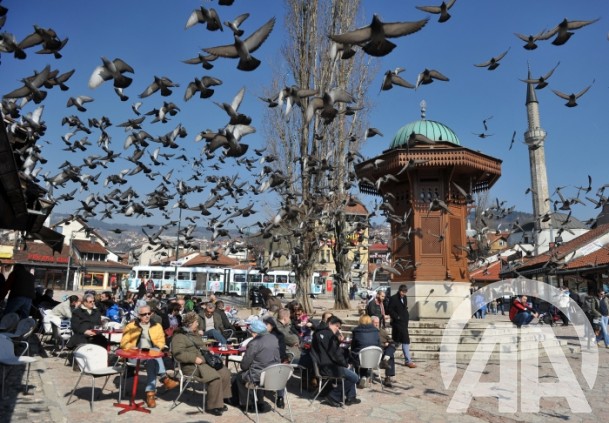 Sunčana nedjelja u Sarajevu, foto: Anadolija