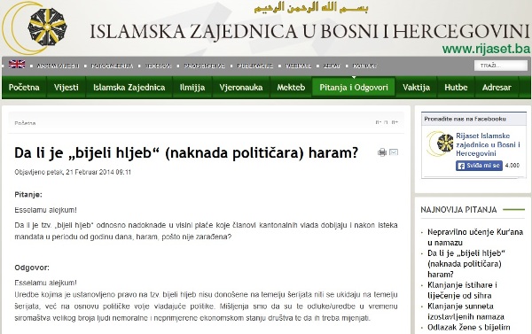rijaset o bijelom hljebu