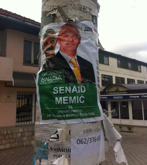 plakati Senaid Memić na Ilidži