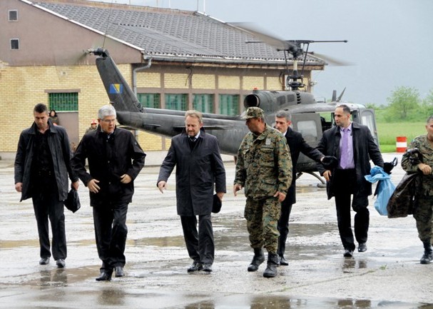 Bakir Izetbegović - helikopter/ Foto: AA