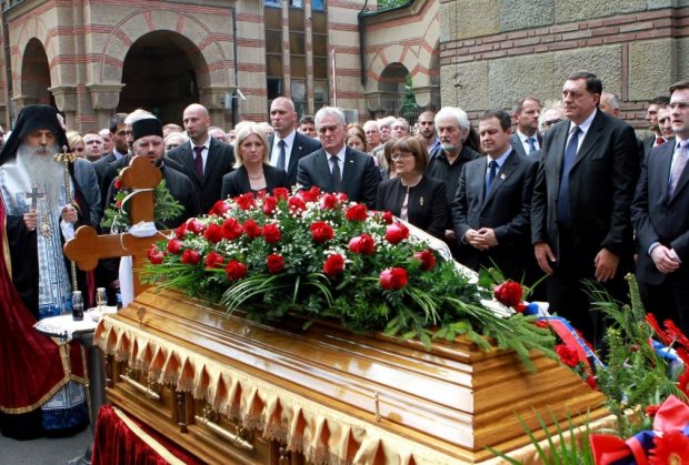 Dobrica Ćosić sahrana