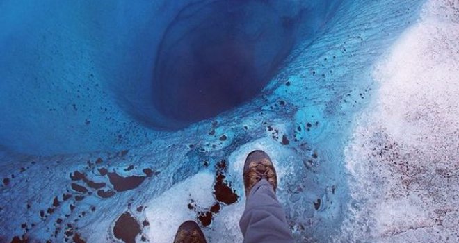 Fotografija od koje se ledi krv u žilama: 'Ovo bi bilo dugo spuštanje u ledenu smrt'