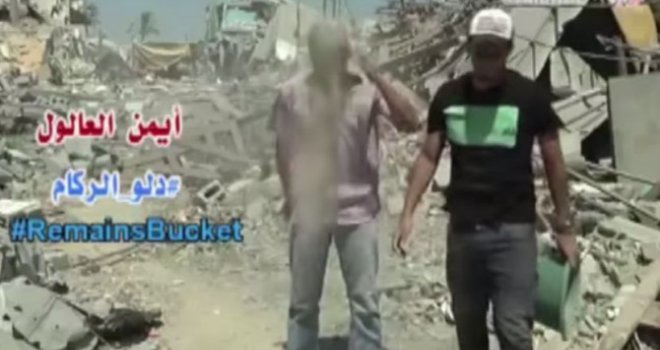 Ovako to rade Palestinci: Polivaju se ruševinama bombardovanih zgrada u Gazi