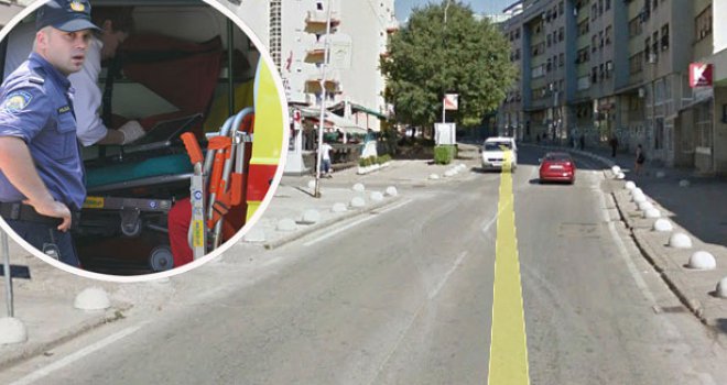Muškarac bježao od policije, pa si pred svima zabio nož u srce