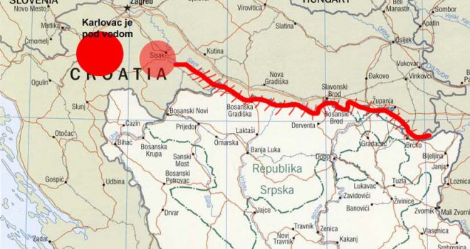 Približava nam se plimni val iz Hrvatske:  Ova mjesta u BiH mogla bi biti pod vodom u narednih 48 sati!