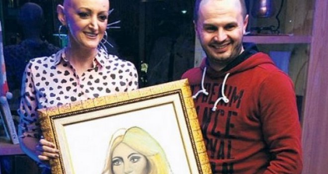 Edin Džeko opet pokazao veliko srce i kupio najskuplju sliku oboljele Donne Ares