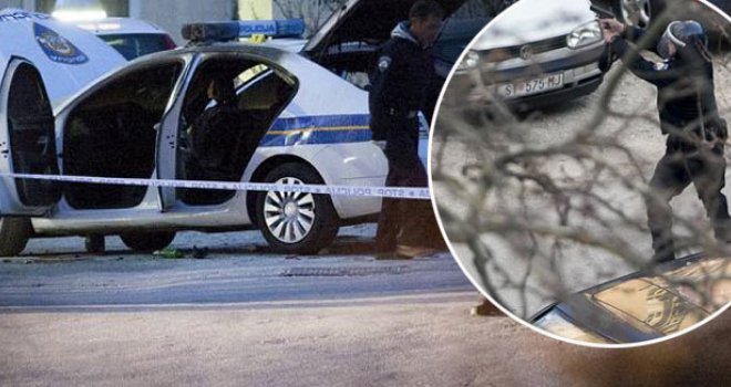 Navijačko divljanje u Splitu: Zapaljen automobil, policija pucala