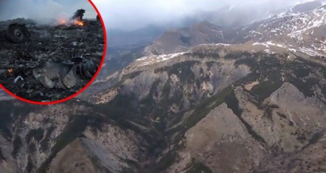 Ovdje se srušio avion: Snimak iz helikoptera će vas naježiti