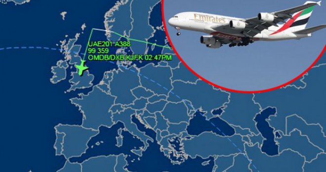 Najveći avion na svijetu prinudno sletio zbog bolesnog putnika!