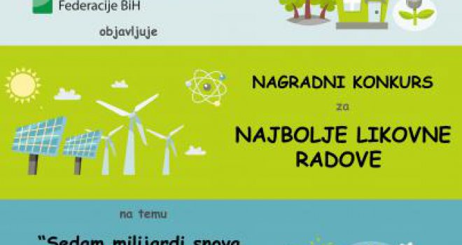Konkurs za najbolje likovne radove osnovaca povodom Svjetskog dana zaštite okoliša