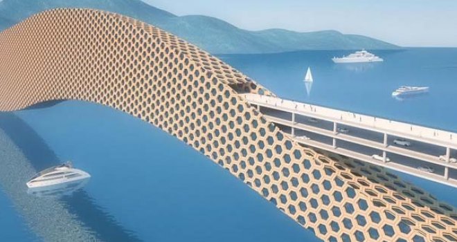 Prava atrakcija: Ovo je Pelješki most s luksuznim hotelom u utrobi, a cijena - prava sitnica!
