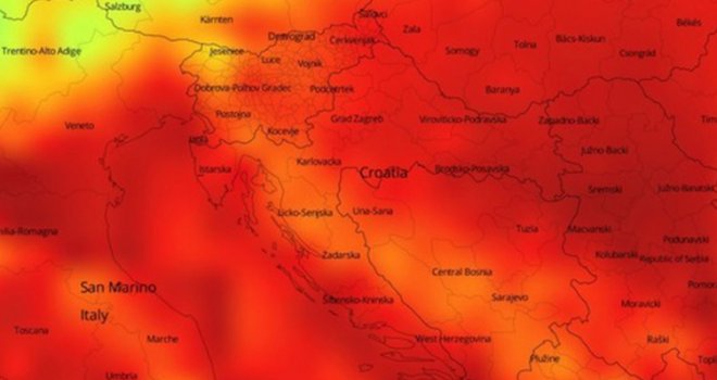 Izuzetne vrućine: Ovako će biti u julu 2100. godine