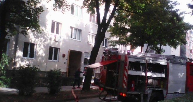 Strahovita eksplozija na Grbavici, muškarac zadobio opekotine opasne po život!