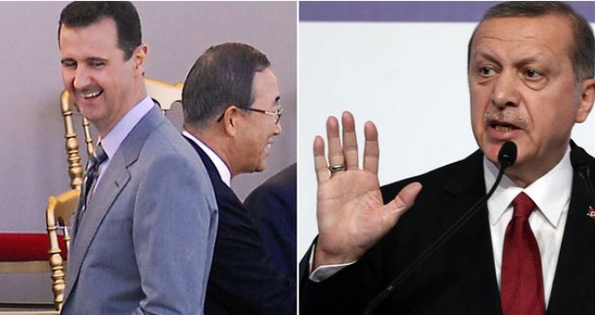 Asad: Neko podržava al-Qaidu, neko Islamsku državu, a Erdogan podržava obje! Erdogan: Ti si stvorio ISIS!