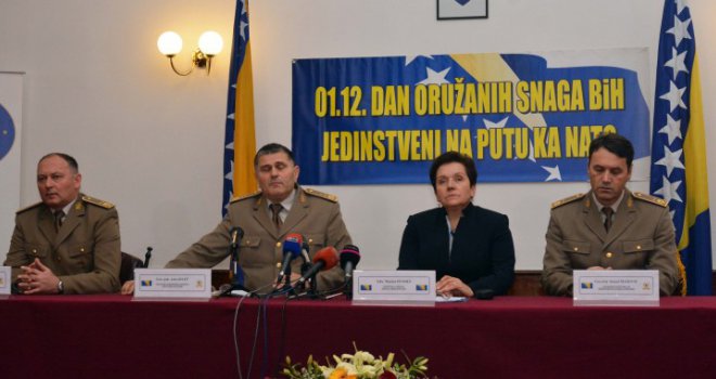 Svečani prijam za pripadnike MO i OSBiH u Domu OSBiH povodom obilježavanja 01. decembra