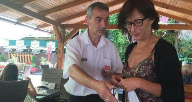 Iz restorana demantuju Hartmann: Htjela je našem konobaru staviti bijelu traku na ruku!