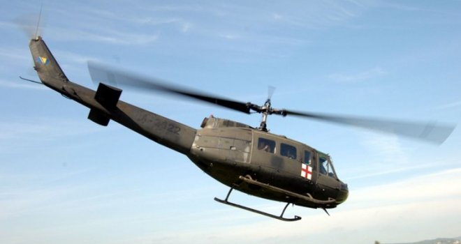 Helikopterom OSBiH iz Podgorice u Sarajevo hitno prevezen teško povrijeđeni državljanin BiH