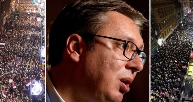 Vučić počeo da posrće pred protestima: Pozvaću narod na ujedinjenje! Kažu da smo 'sendvičari', meni ne smeta...