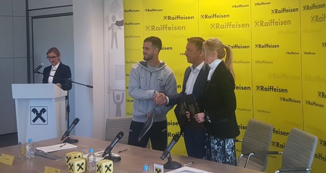  'Čast mi je biti dio ove kompanije': Miralem Pjanić postao ambasador Raiffeisen brenda