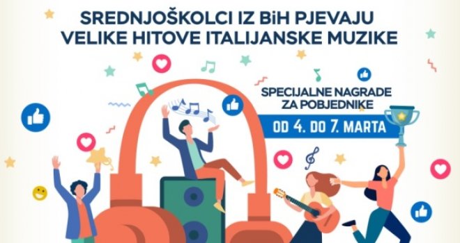 Ko će dobiti najviše 'like-ova': Počinje prvo amatersko takmičenje 'Sanremo mladih BiH', saznajte detalje...