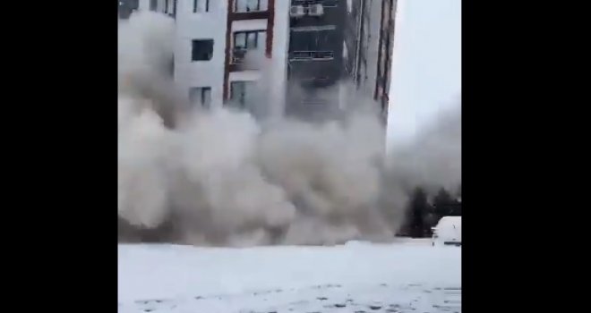 Nova zgrada u Turskoj uništena u nekoliko sekundi: Sručila se kao da je od papira