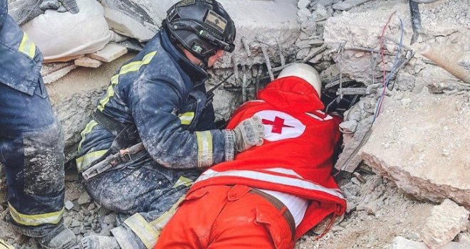 Nedjeljna sabirna akcija za pomoć Turskoj i Siriji u prostorijama Crvenog križa Novo Sarajevo